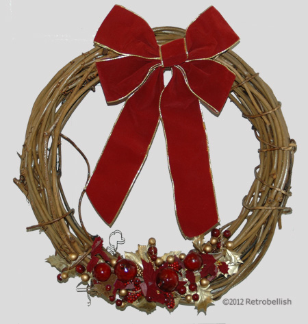 grapevine holiday wreath