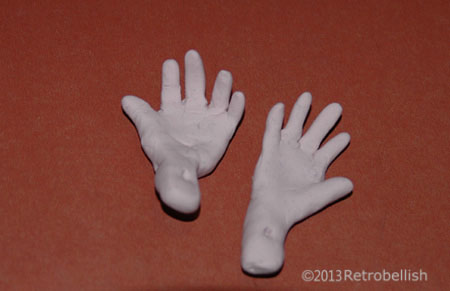 making doll hands